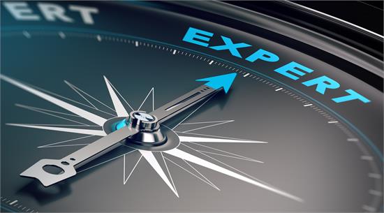 Compass pointing toward expert technology leadership